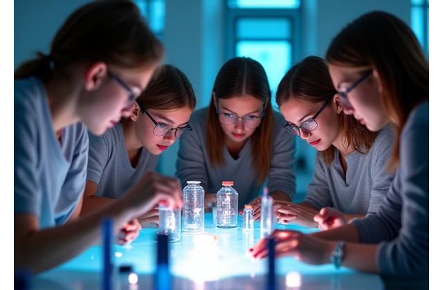 Image d'un atelier pratique sur la lumière et l'optique avec des participants engagés.